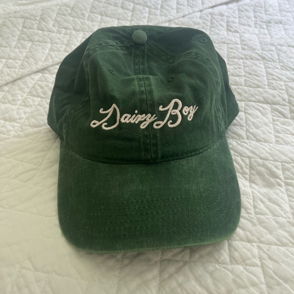 Dairy Boy Baseball Cap Dark Green
